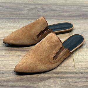 Jenni Kayne Suede Mules in Saddle Brown Size 38 / US 8